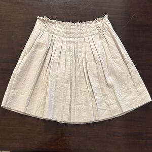 J. Crew Cream A-Line Skirt